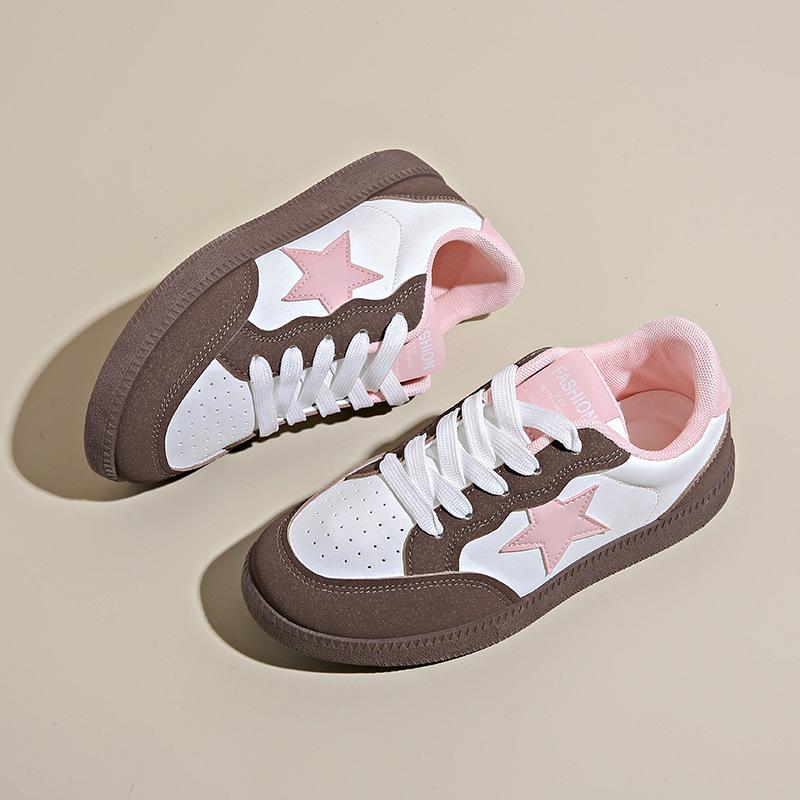

2025 новые маленькие белые туфли детские звезды корейская версия ins студентки досуг спорт универсальные кеды уличная съемка HB09 40