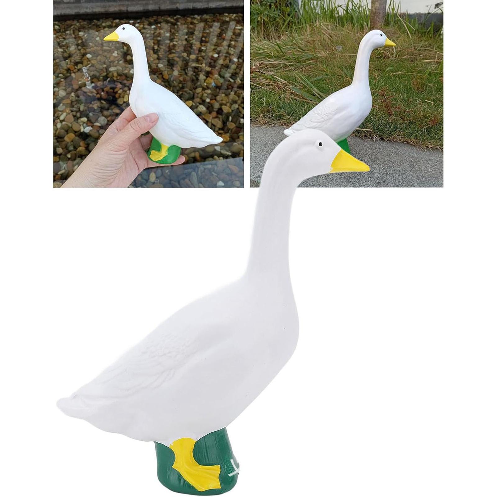 

Outdoor Animal Ornaments Resin Craftsmanship Rockery Pool Landscaping Courtyard Garden Decoration One Size білий