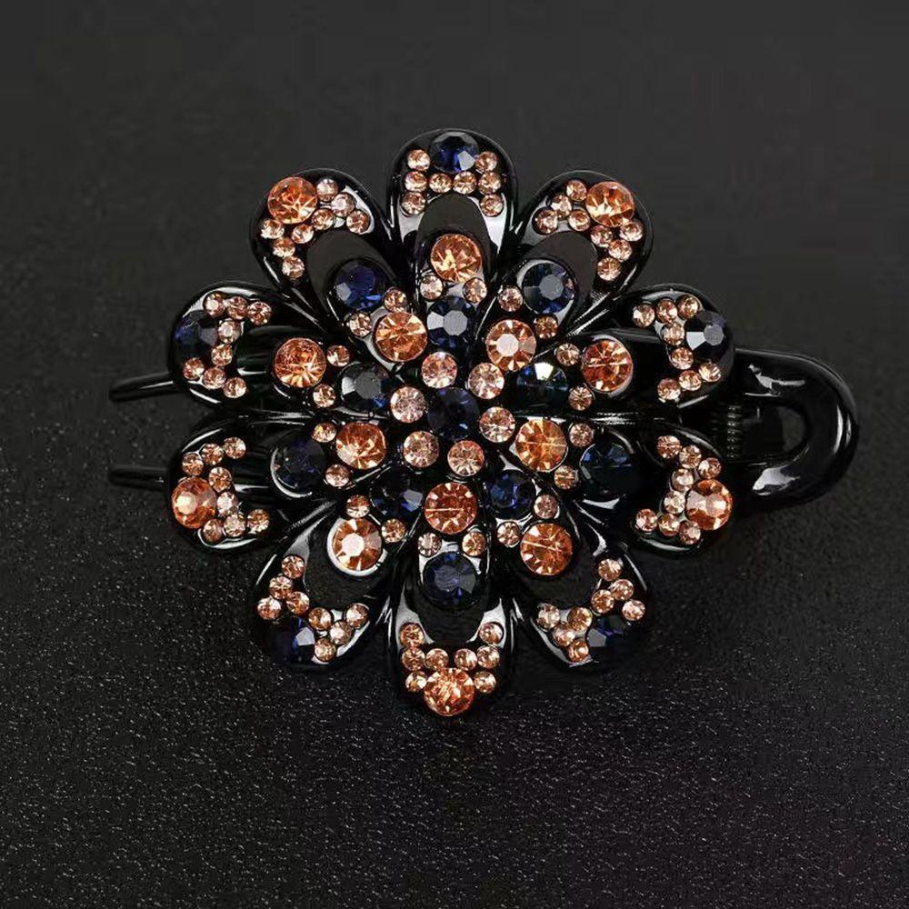 Headwear Korean Style Hairpin Female Hair Accessories Rhinestone Duckbill Clip Flower Hair Clip