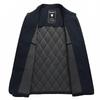 Cotton-padded Coat for Men, Medium-length Lapel Warm Casual Cotton-padded Coat for Middle-aged and Elderly Men, Dad's Autumn and Winter Clothing