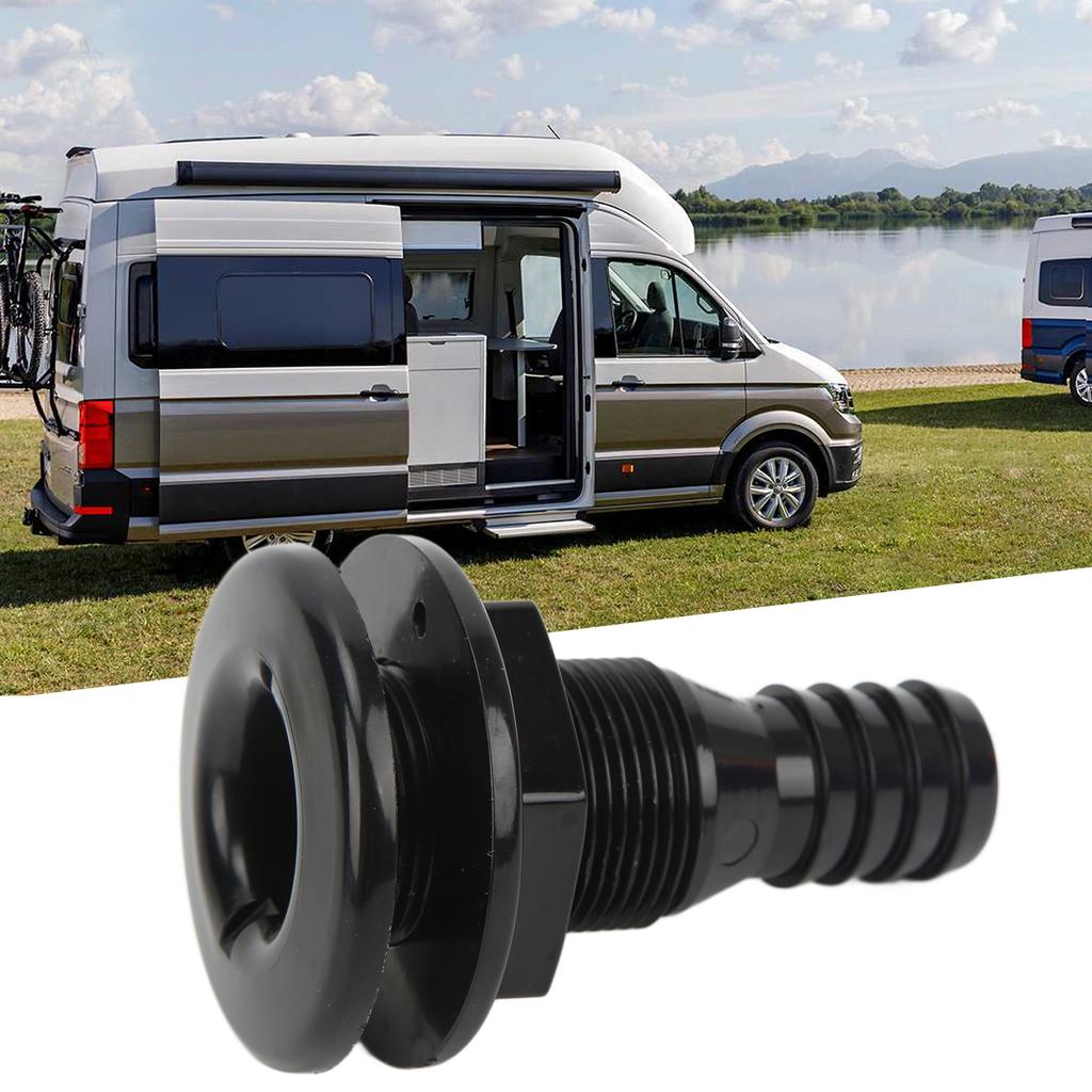 1 Zoll Borddurchlass ABS Gerade   Beständige Schlauchverbindung Zubehör für Boote Marines