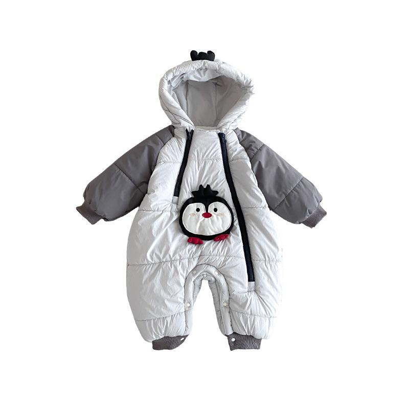 Super Cute Korean Style Baby Cotton Jacket - Winter 2025 Newborn Padded Jumpsuit