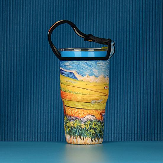 Mickey Bär Fisch Getränkebecher Tassenabdeckung für Yeti Rambler Glasbeutel Halter Hülle