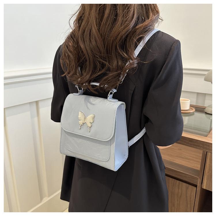 

Backpack design sense niche bag women s 2025 new fashion JK schoolbag high sense college style backpack синий