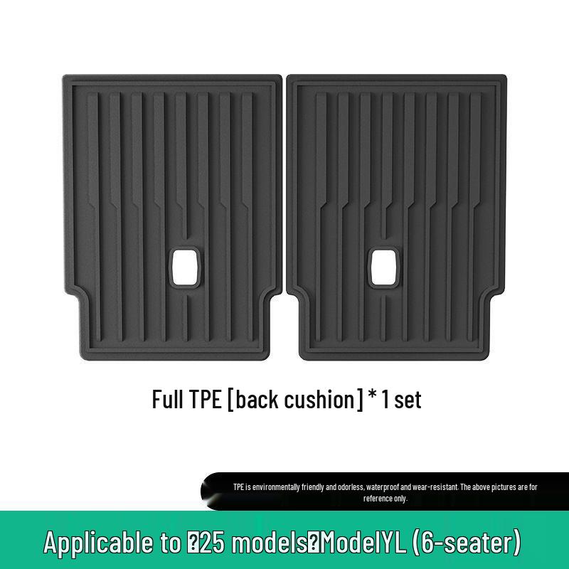 Tesla Model Y 2025 Waterproof TPE Floor, Trunk & Backrest Mats