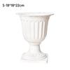 2pcs Wedding Pedestal Style Plastic Containers Flowerpot Roman Flower Vase  Flower Arrangement