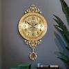 Funky Big Size Wall Clocks Hands Unique Living Desk Golden Wall Clocks Pendulum Modern Horloge Murale Luxury Design TY140YM1C2B2