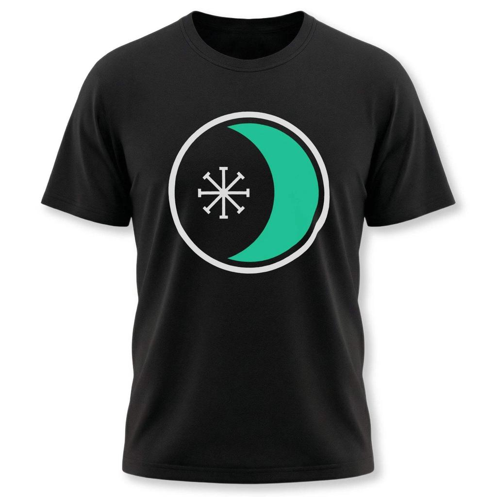 Seax Wicca Symbol Crescent Moon T-Shirt | Pagan Witchcraft Unisex Tee Shirt