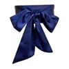 Decorative Bowknot Fabric Ribbon Cummerbunds Lace Up Waistband Strap  For Women Lady Girl Bridal