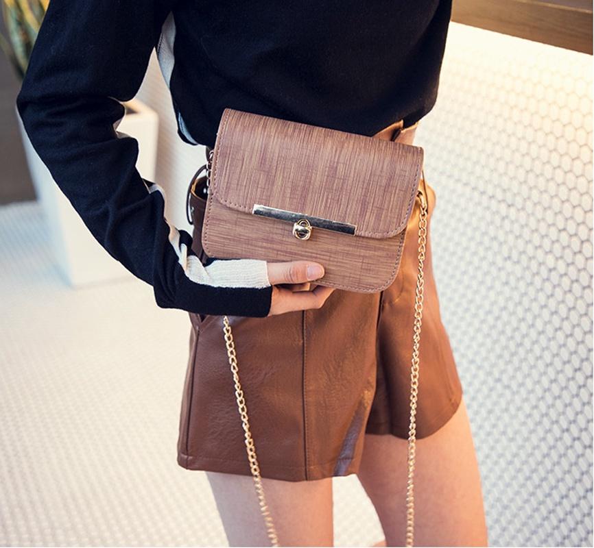 Elegant Handbag Pu Leather Shoulder Bag With Chain For A Sophisticated Look