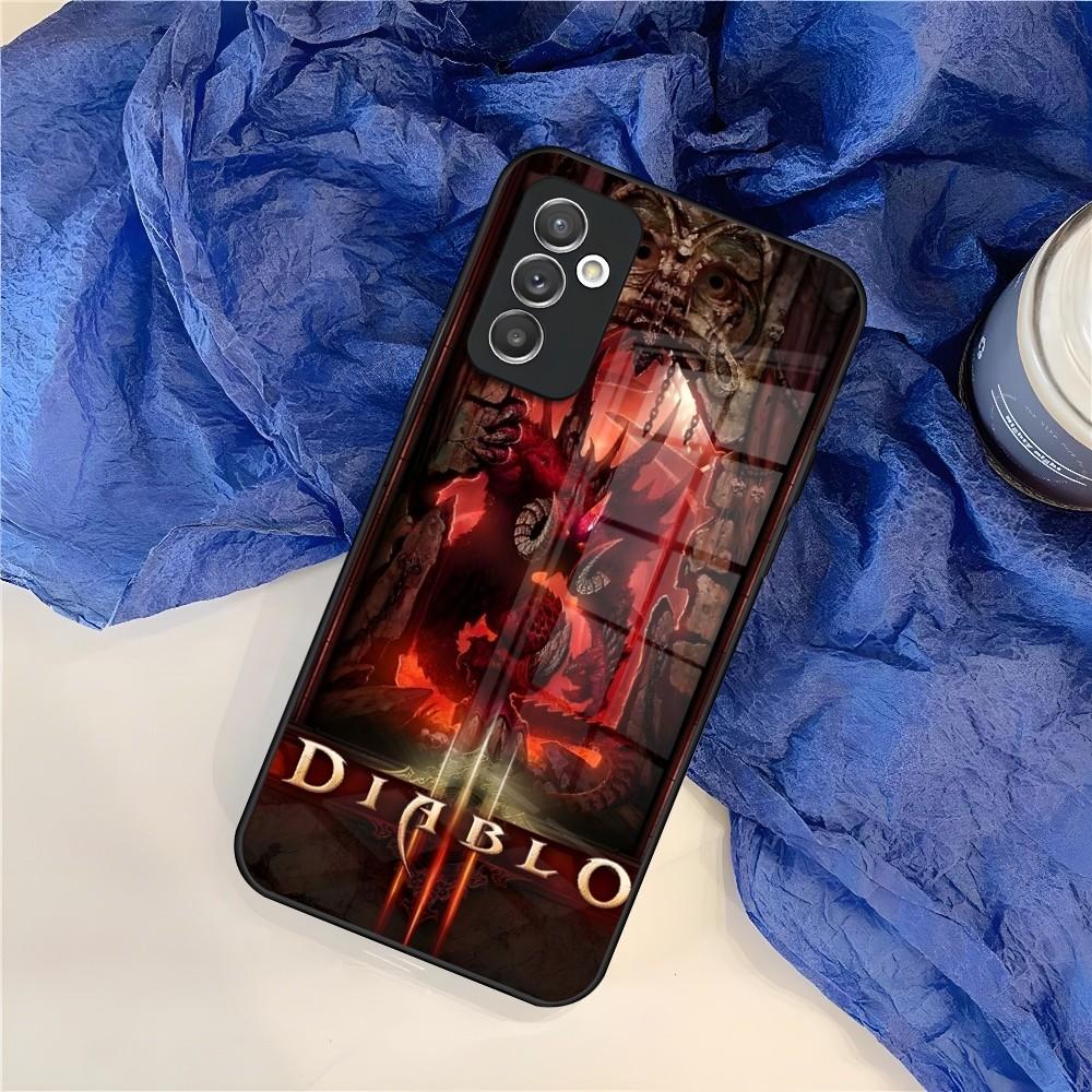 Hot Game Diablo Phone Case for Samsung Galaxy S24 S23 S22 S21 S20 A24 A34 A54 A53 Note20 M54 Fe Ultra Plus Glass