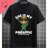 Funny Swinger Pineapple Boat Graphic Tshirt With Cruise Gets Me Wet Shortsleeve Crewneck Cotton Adult Tshirt Unisex Clothing