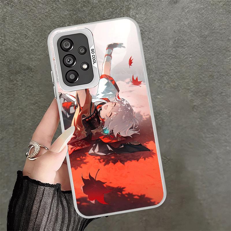 Genshin Impact Kazuha Soft Phone Case for Samsung A17 A16 A15 A14 A13 A57 A56 A55 A54 A53 A37 A36 A35 A34 A33 A26 A25 A24 A23 A5