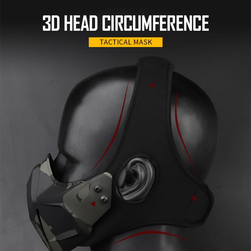 Masque respirateur tactique IDOGEAR demi-visage masque airsoft multifonction MC