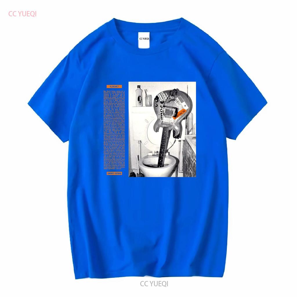 Carter USM T-shirt Sheriff Fat Unisex vintage Lavata Casual Comoda moda Elasticizzato uomo Leggermente Top Per l'uso quotidiano