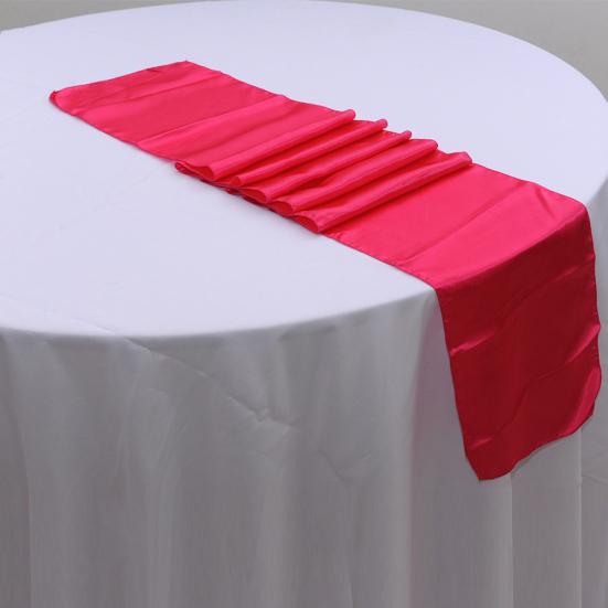 Einfarbige Hochzeitsfeier Veranstaltungsort Party Bankett Event Tischläufer Dekoration