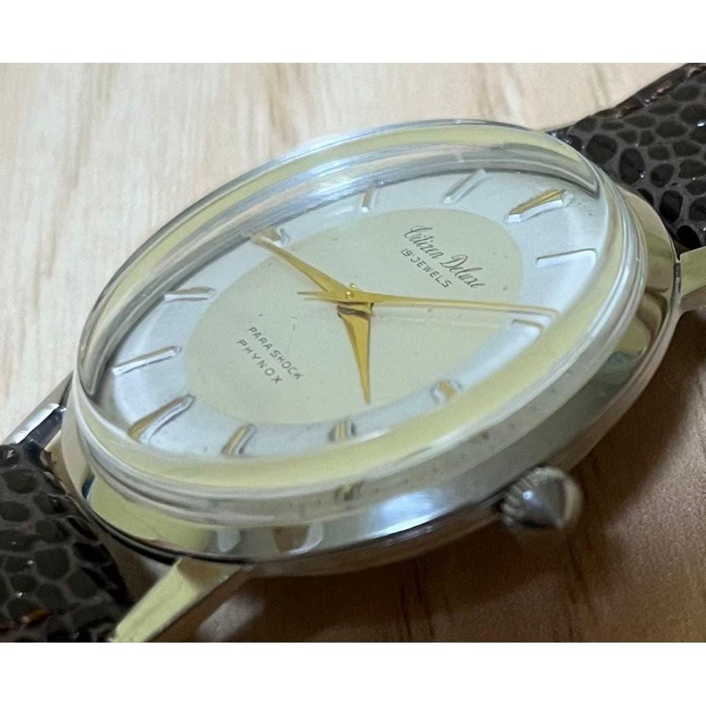 Used Vintage Citizen Deluxe 19 Jewels Manual Wind Men's Watch