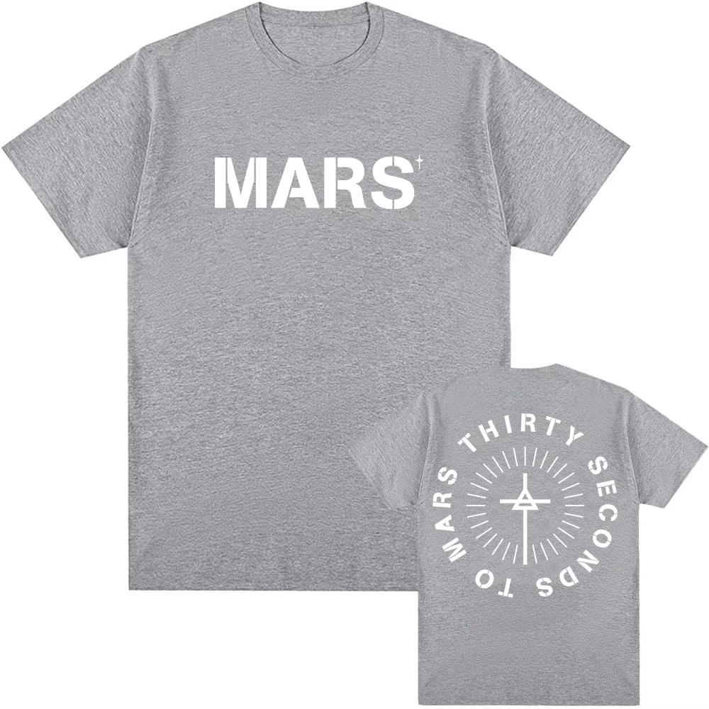 

30STM Футболка с состаренным логотипом рок-группы Thirty Seconds To Mars, хлопок, модная, с коротким рукавом, повседневная, летняя, мужская, женская 4XL