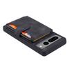 Shockproof RFID Blocking Case for Google Pixel 7 Pro 5G PU Leather TPU Phone Shell with Card Holder,Kickstand