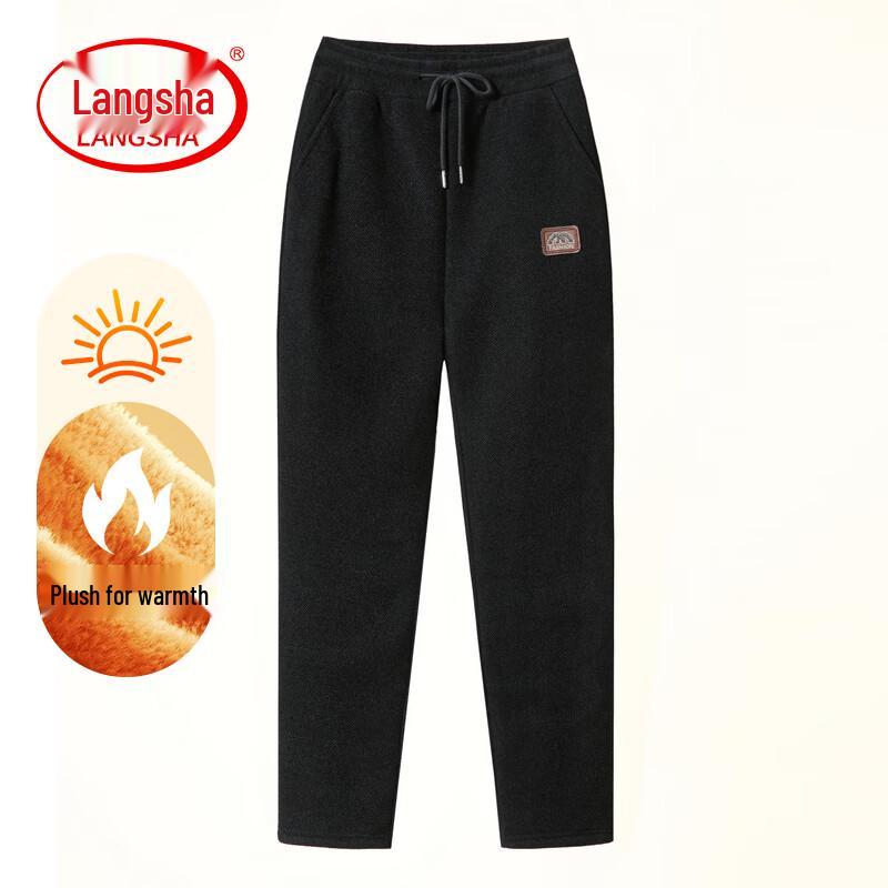 LangSha Women s Winter Fleece-Lined Warm Pants 3XL