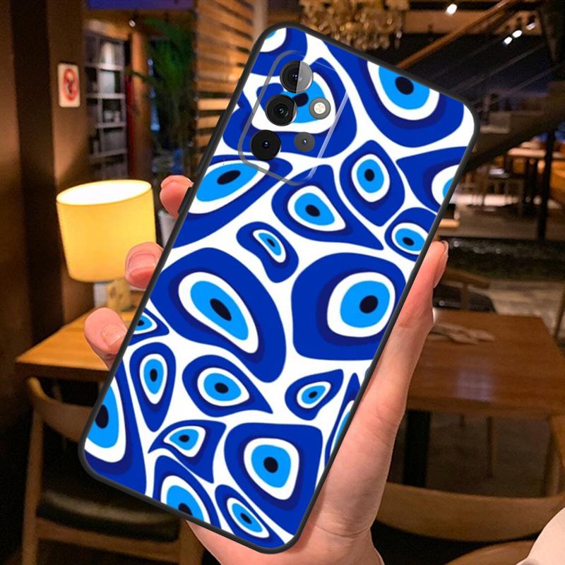 Big Eyes Cartoon Pattern Case For Samsung Galaxy A36 A56 A26 A16 A06 A53 A33 A13 A12 A32 A52 A55 A35 A15 A54 A34 A14