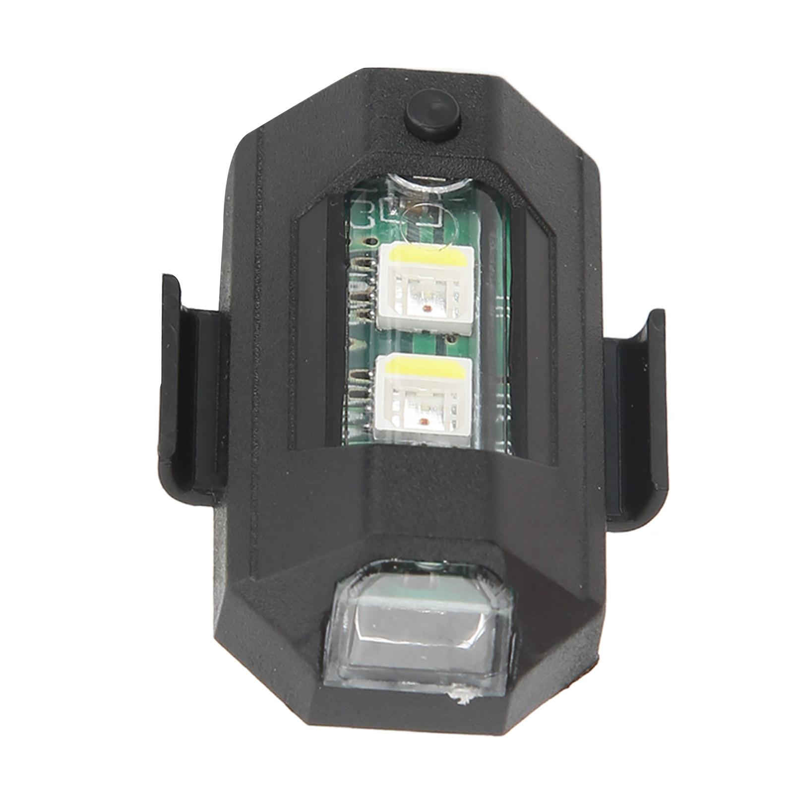 Bike Tail Light Colorful USB Charging Plastic Shell Waterproof LED Turn Signal Indicator for Motorcycle