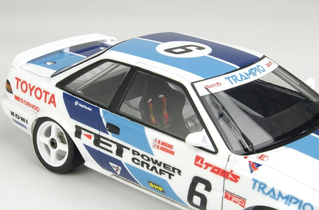 Rennserie Toyota Corolla Levin AE92 1989 JTC SUGO Plastikmodellbausatz PN24039 PLATZ/NuNu 1/24 (Geformte Farbe)