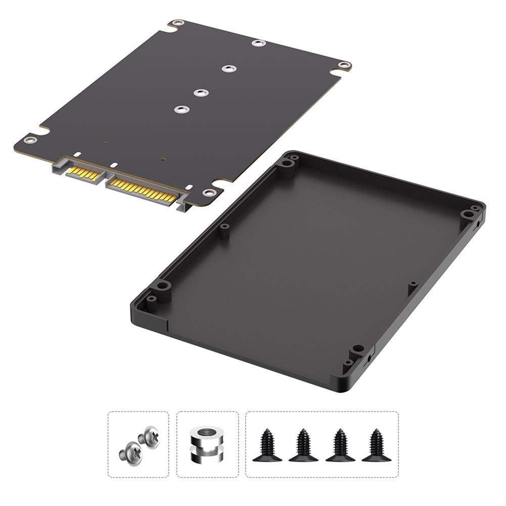 M.2 NGFF B Key To 2.5inch SATA SSD Enclosure 6Gbps M.2 SSD Case SSD External Box M.2 NGFF SSD To 2.5 Inch SATA III Adapter