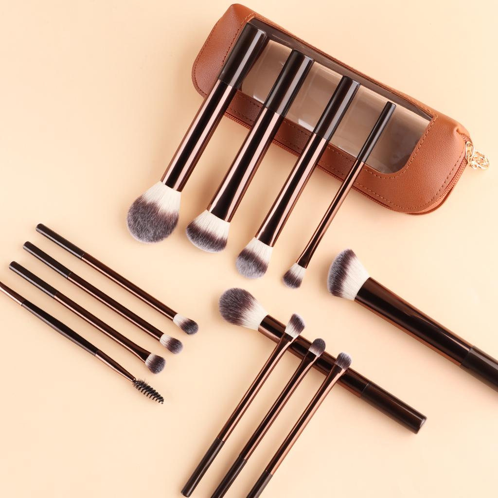 13pcs Makeup Brushes with Storage Bag Soft Fluffy Cosmetic Foundation Powder Eyeshadow Kabuki Blending Beauty Tool Makeup