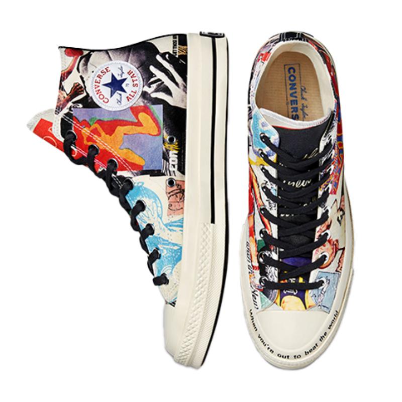 Converse 1970s Chuck 70 Beat the World Comfortable and Versatile High Top Espadrilles Unisex Red and White