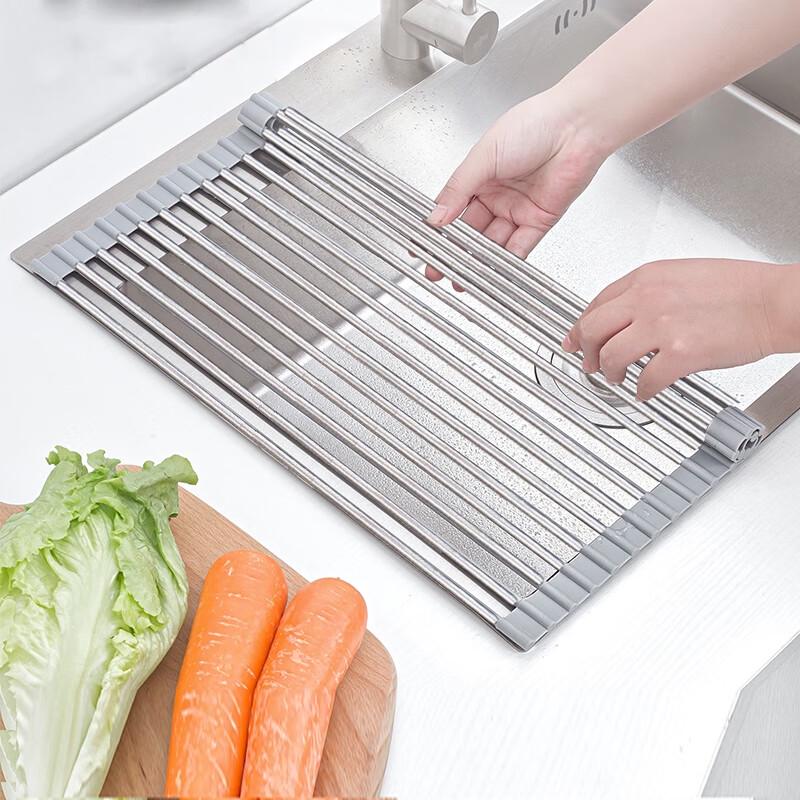 Zhaoran Foldable 304 Stainless Steel Dish Drying Rack