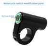 Motorcycle Handlebar Switch 7/8" 22mm Motorbike Handlebar Control Push Button Switch Power Start Switch Waterproof