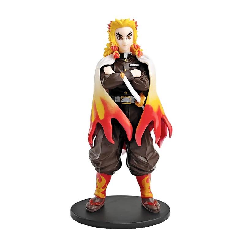 Animefigur Kamado Tanjirou Nezuko Demon Slayer Figur Actionfigurer PVC Modell Leksaker Zenitsu Figur Inosuke Kimetsu No Yaiba