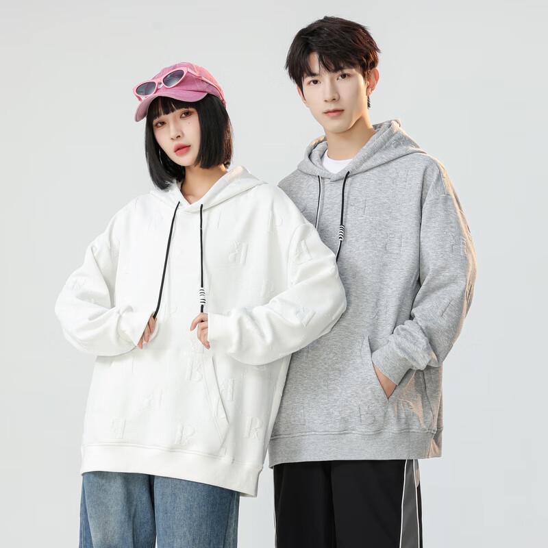 Fengxun Unisex Couple Casual Hooded Sweatshirt FXJS3558