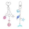 Sweet Phone Charm Decoration Elegant Keychain Adornment Key Rings Pendant Aesthetic Mobile Charm Decorations