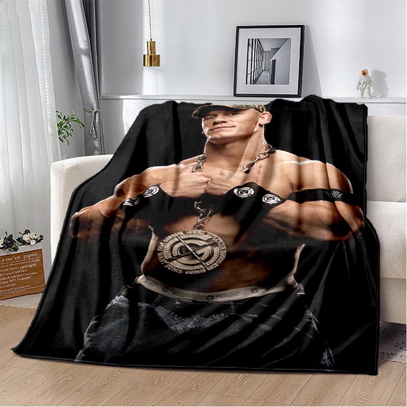 Wrestling entertainment John Felix Anthony Cena blanket Soft and warm flannel throw blanket Picnic blankets for beds Decoration