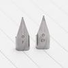 10Pcs Fountain Pen Nib Replacement Metal Fountain Pen Tip For Gothic Base English Handwriting Practice and Sketching