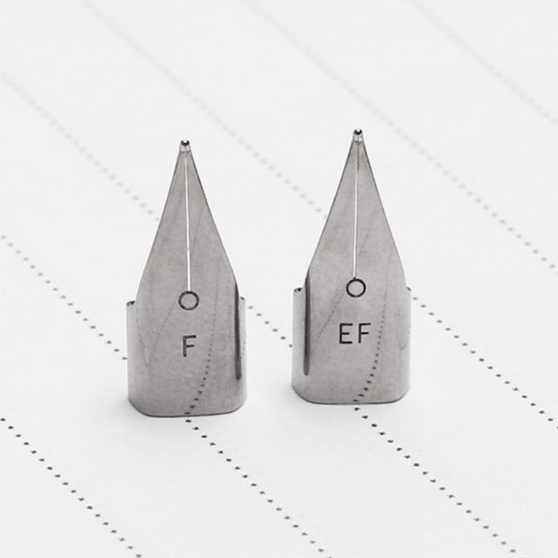 10Pcs Fountain Pen Nib Replacement Metal Fountain Pen Tip For Gothic Base English Handwriting Practice and Sketching