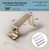 Adjustable Metal Curtain Rod Bracket - Length & Width Adjustable Hook Base