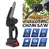 24V 2xAkku Elektrische Astsäge Kettensäge Kabellos Holzbearbeitung Elektrische Kettensäge Teil Winkelschleifer für Akku