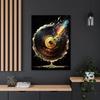 Colorful Symphony Guitar Canvas Painting Musical Inspiration Poster Print Wall Art for Living Room Home Decor Frameless Gifts