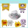 Adorable Lankybox Boxy Foxy Rocky Plush Soft Stuffed Toy Kids Game Figure Doll