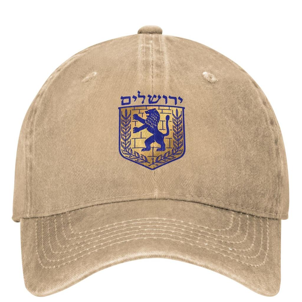 Jerusalem City Emblem Baseball Cap Israel Y2k Cool Women Men Hip Hop Hats Sunshade Outdoor Sun Baseball Caps Gift