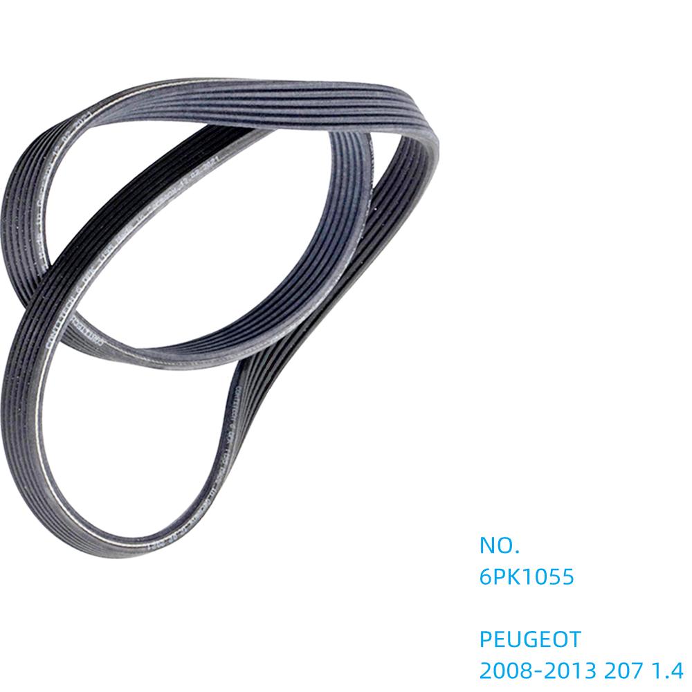 For PEUGEOT 2008 3008 5008 4006 807 107 607 406 605 806 306 405 1007 301 208 207 108 Engine Belt Air Conditioner V-Ribbed Belts
