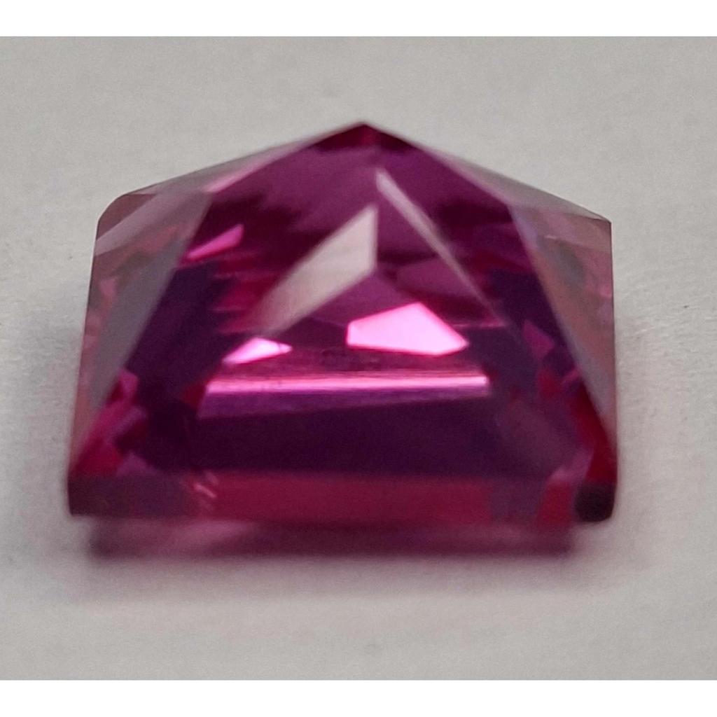 7-9 Ct Natural Pink Sapphire Shape Princess Cut Beautiful Certified Gemstone
