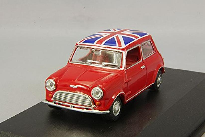 OXFORD Austin Mini Tartan Jack 1/43 Red/Union