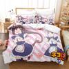 3D Print Anime Kawaii Girl World Dai Star Bedding Set Single Twin Full Queen King Size Bed Set Adult Kid Bedroom Duvetcover Sets