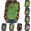 Women's Casual Fashion Christmas Print Long Sleeve O Neck Pullover Top Blouse Sweatshirt
