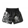Mens Quick-Dry Boxing Shorts Muay Thai MMA Training UFC Combat Sports Gym Fitness Streetwear Print Design