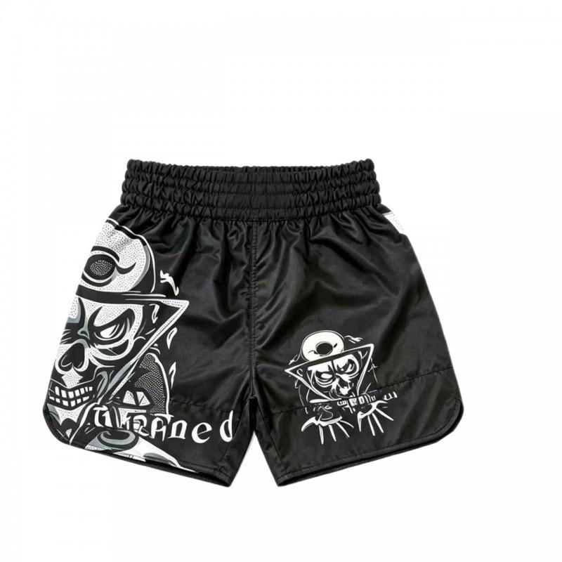 Mens Quick-Dry Boxing Shorts Muay Thai MMA Training UFC Combat Sports Gym Fitness Streetwear Print Design